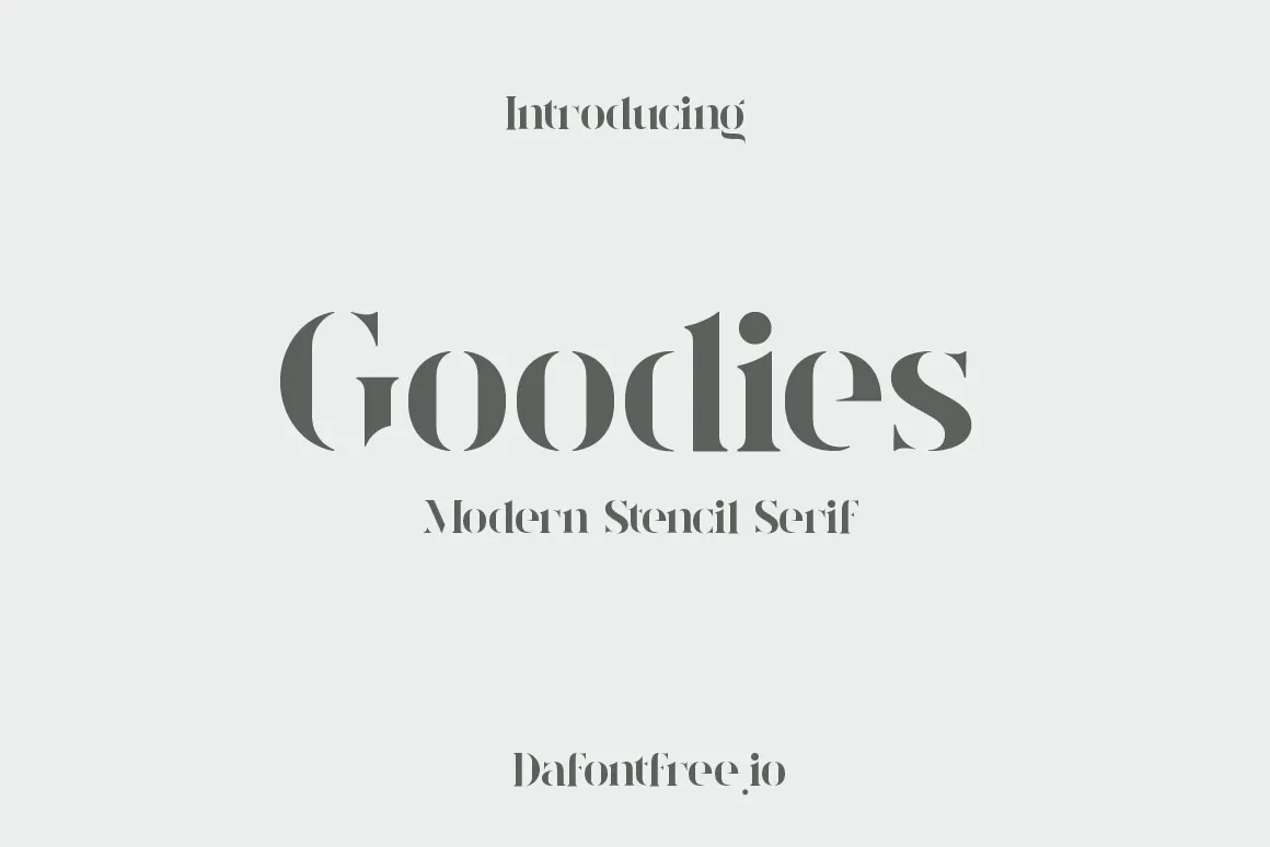 Goodies Font