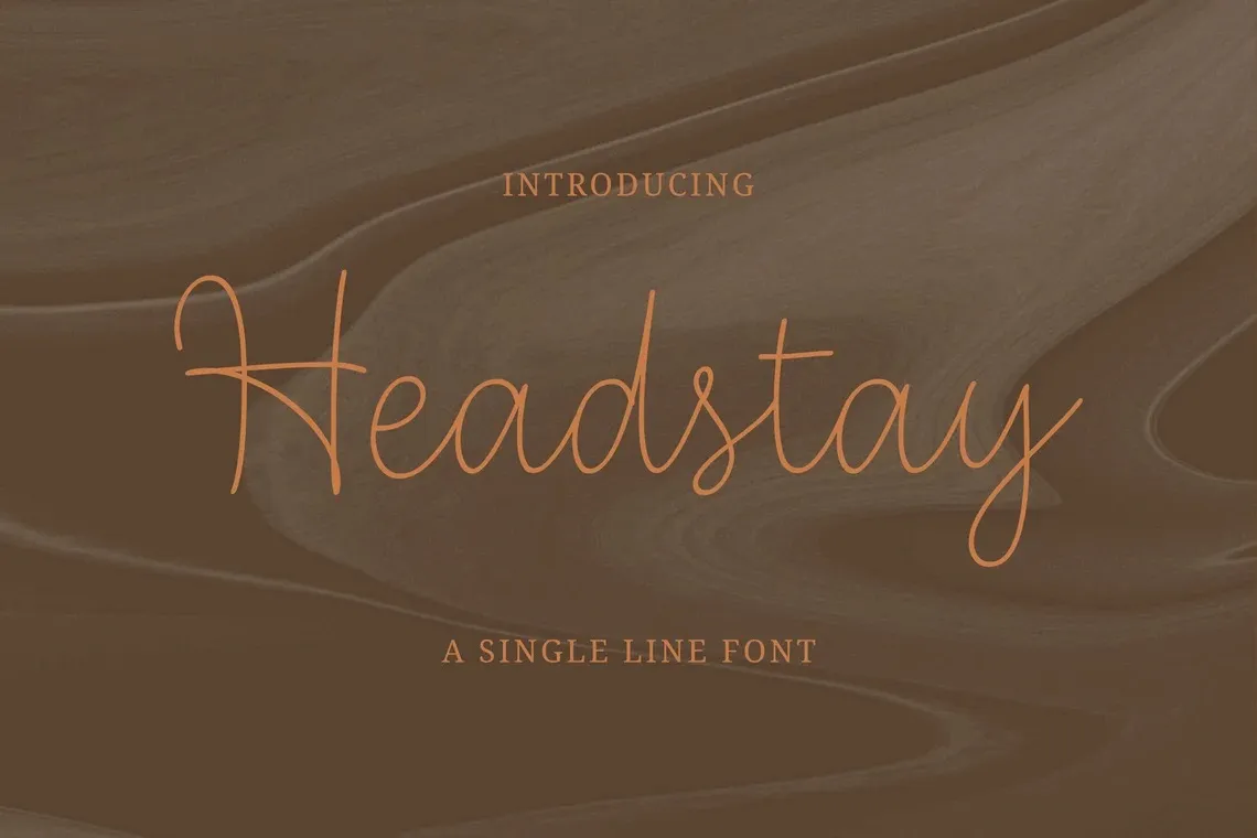 Headstay Font