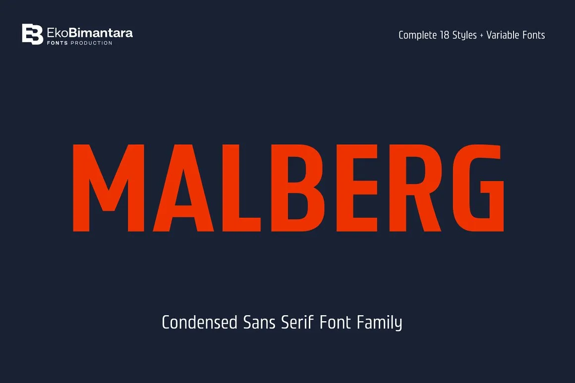 Malberg Font