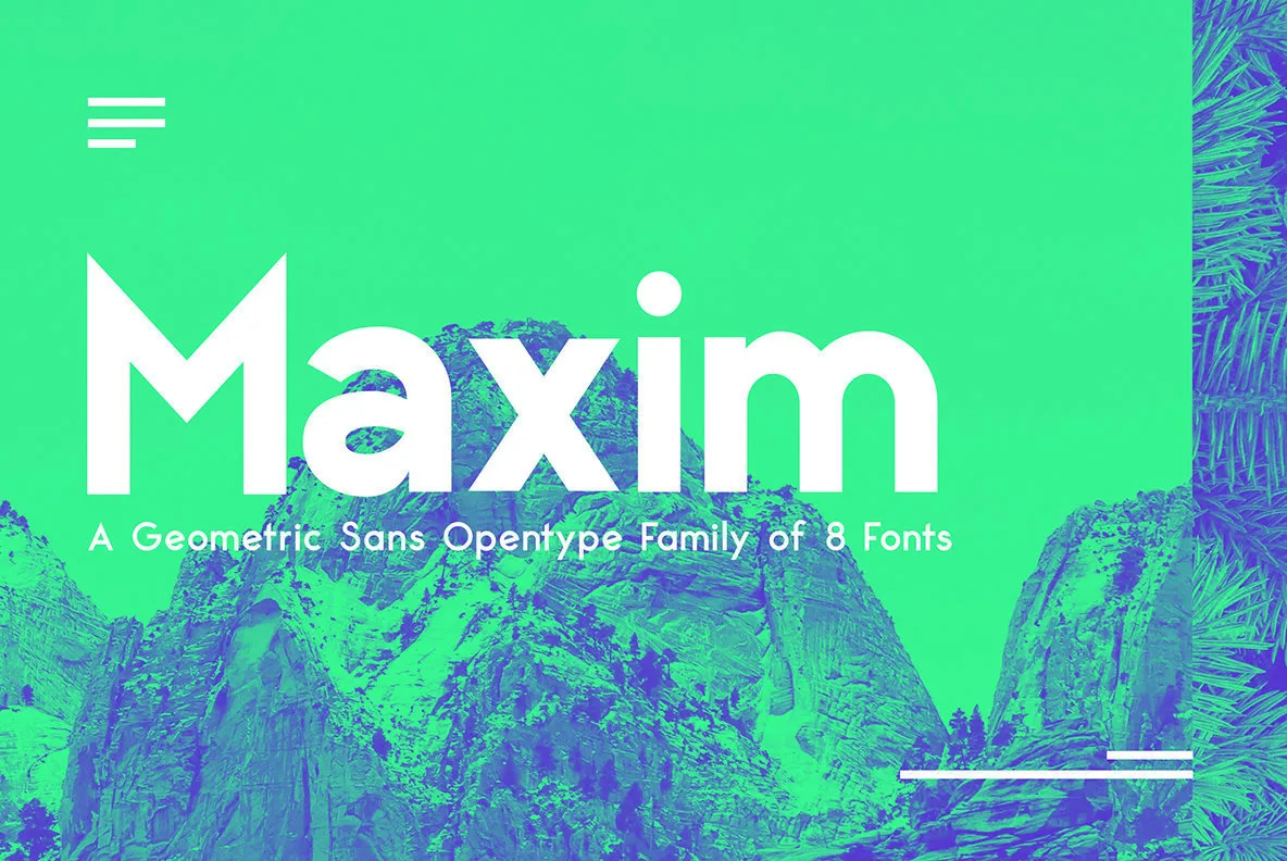Maxim Sans Font Family