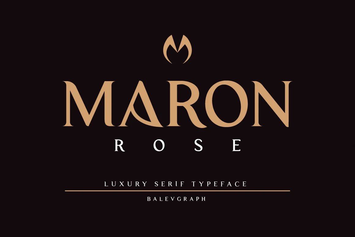 Mron Rose Font