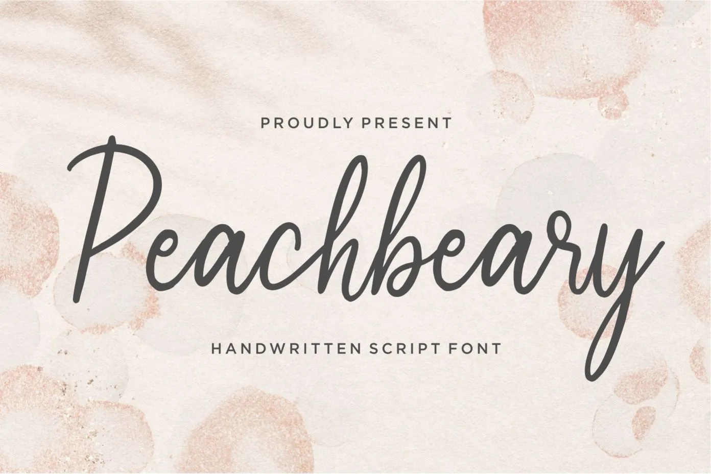 Peachbeary Font