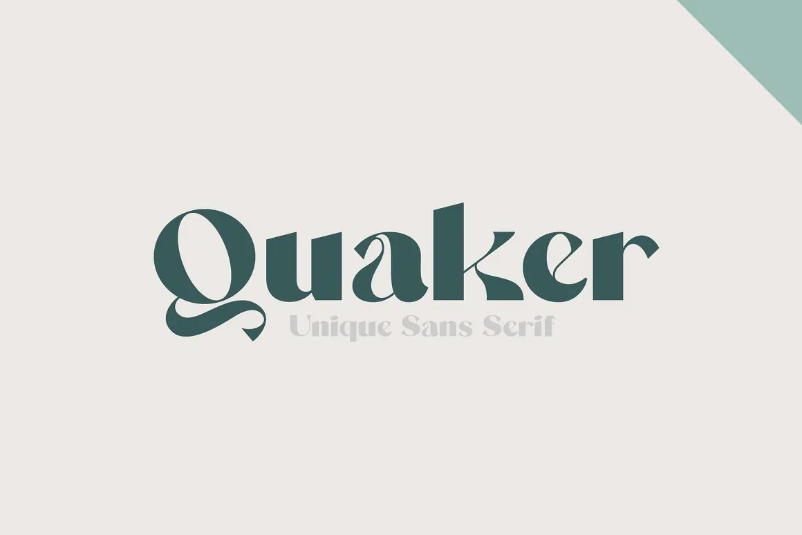 Quaker Font