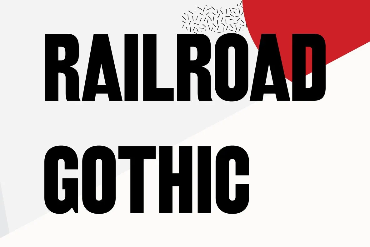 Railroad Gothic Font