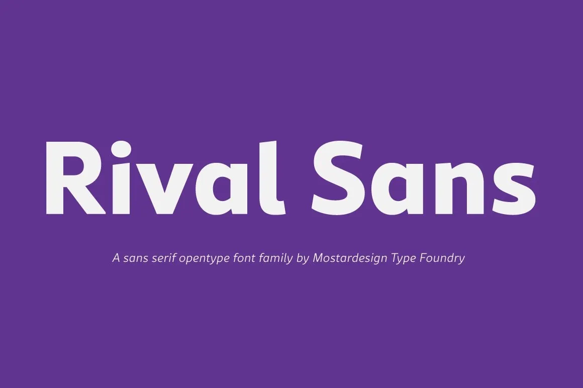 Rival Sans Font Family