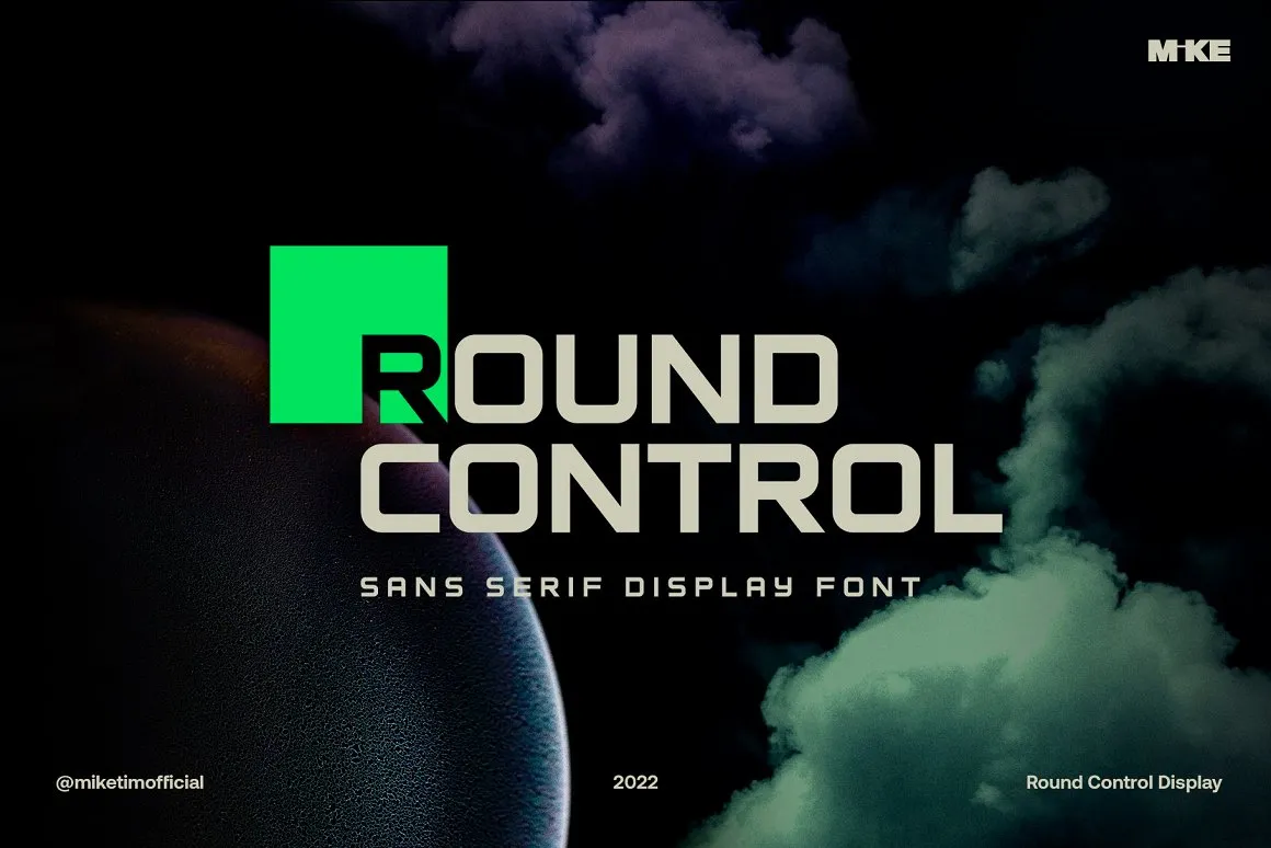Round Control Font