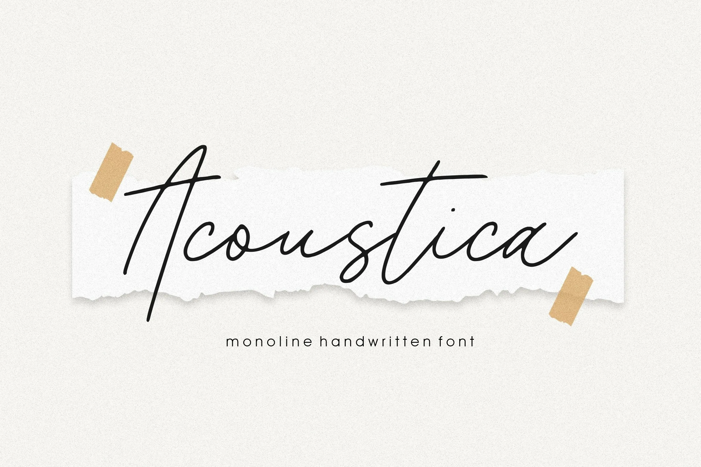 Acoustica Font