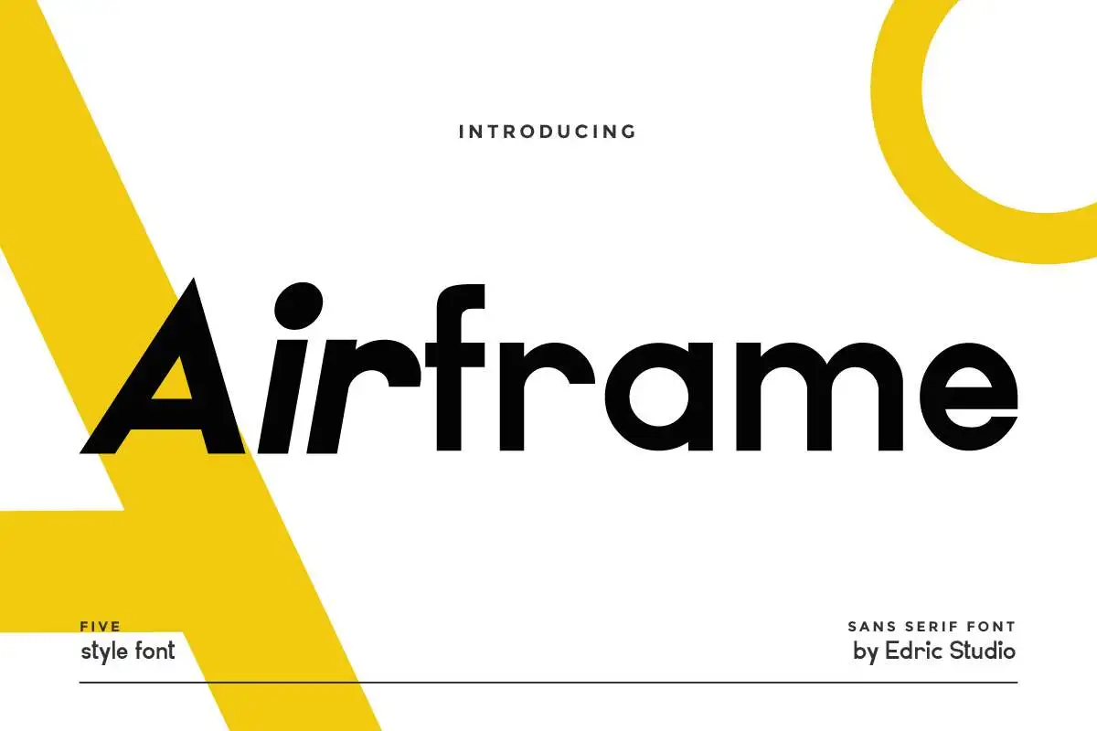 Airframe Font