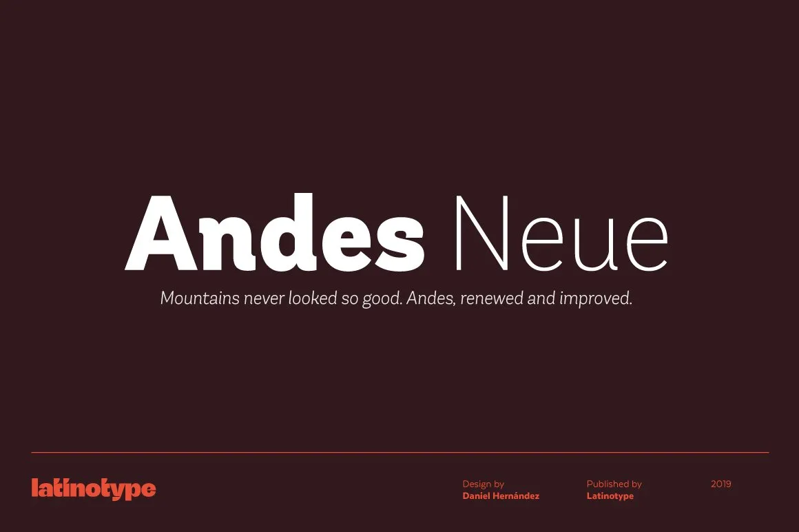 Andes Neue Font Family