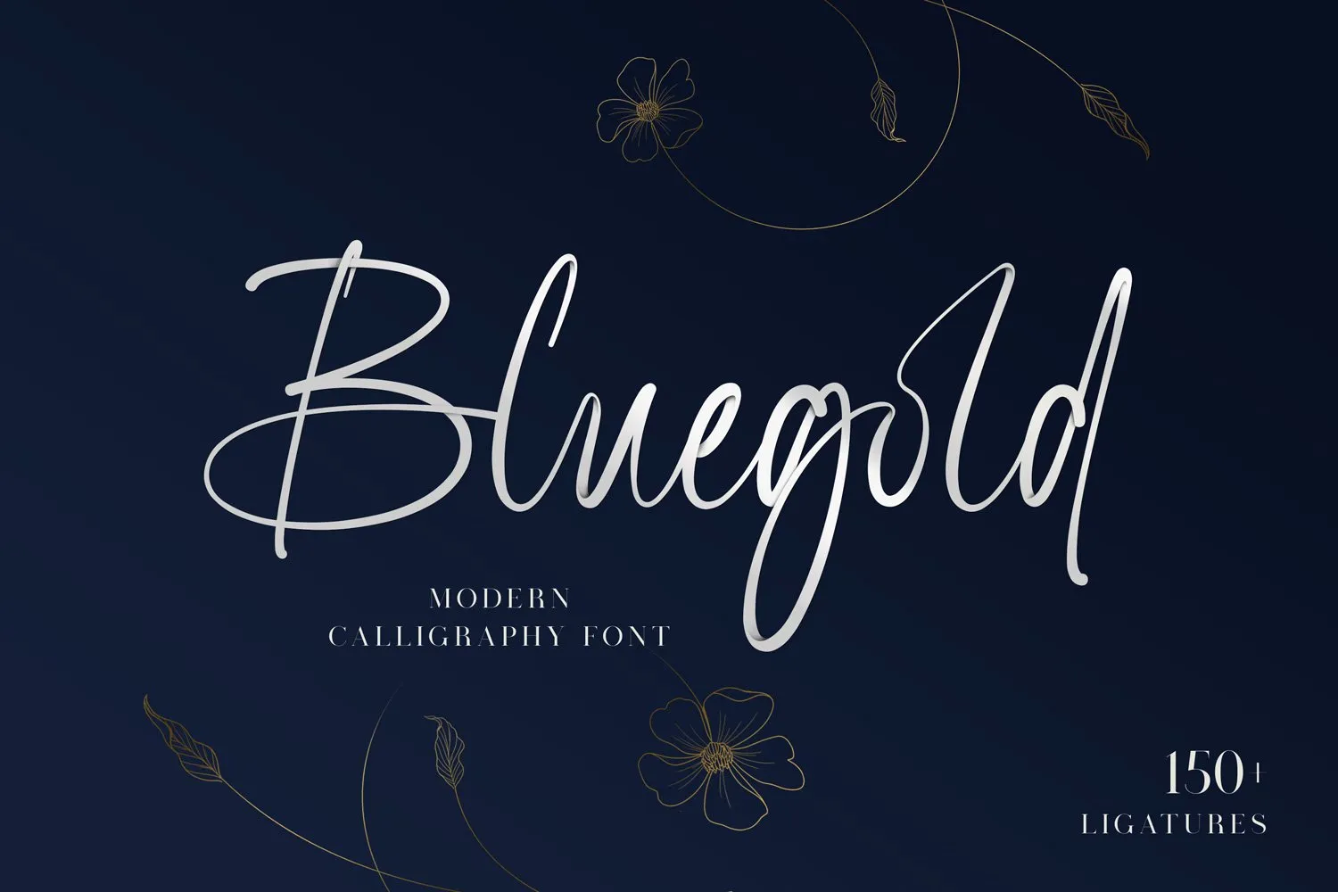 Bluegold Font