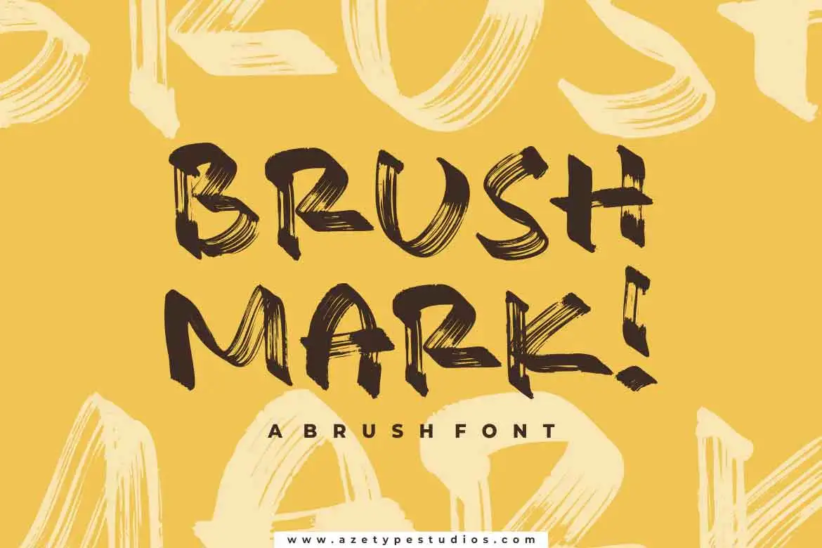 Brush Mark Font