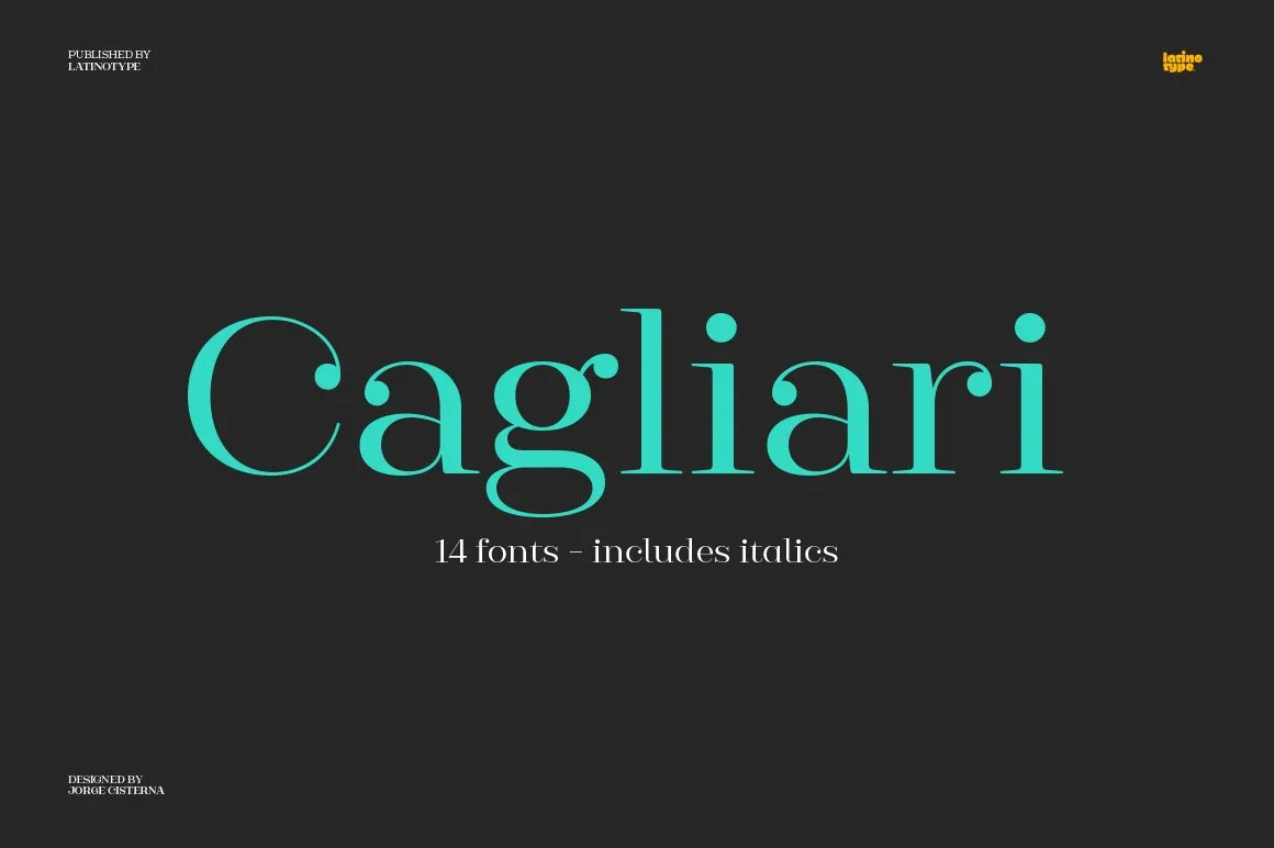 Cagliari Font Family