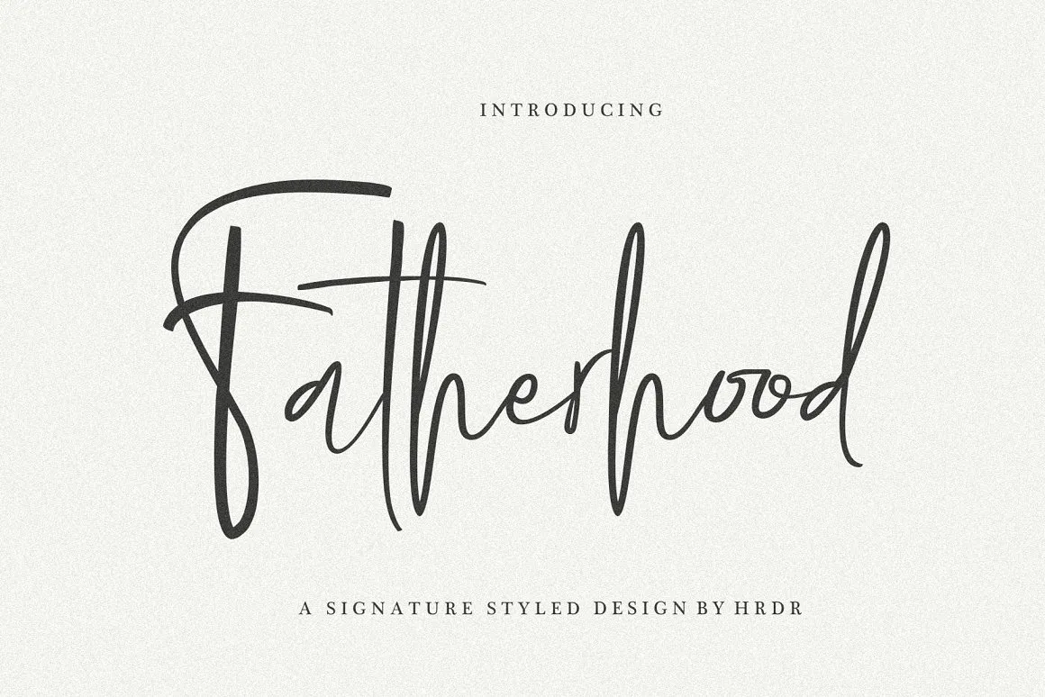 Fatherhood Font