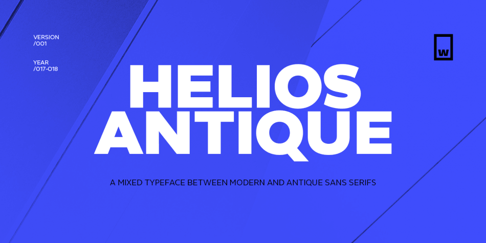 Helios Antique Font Family