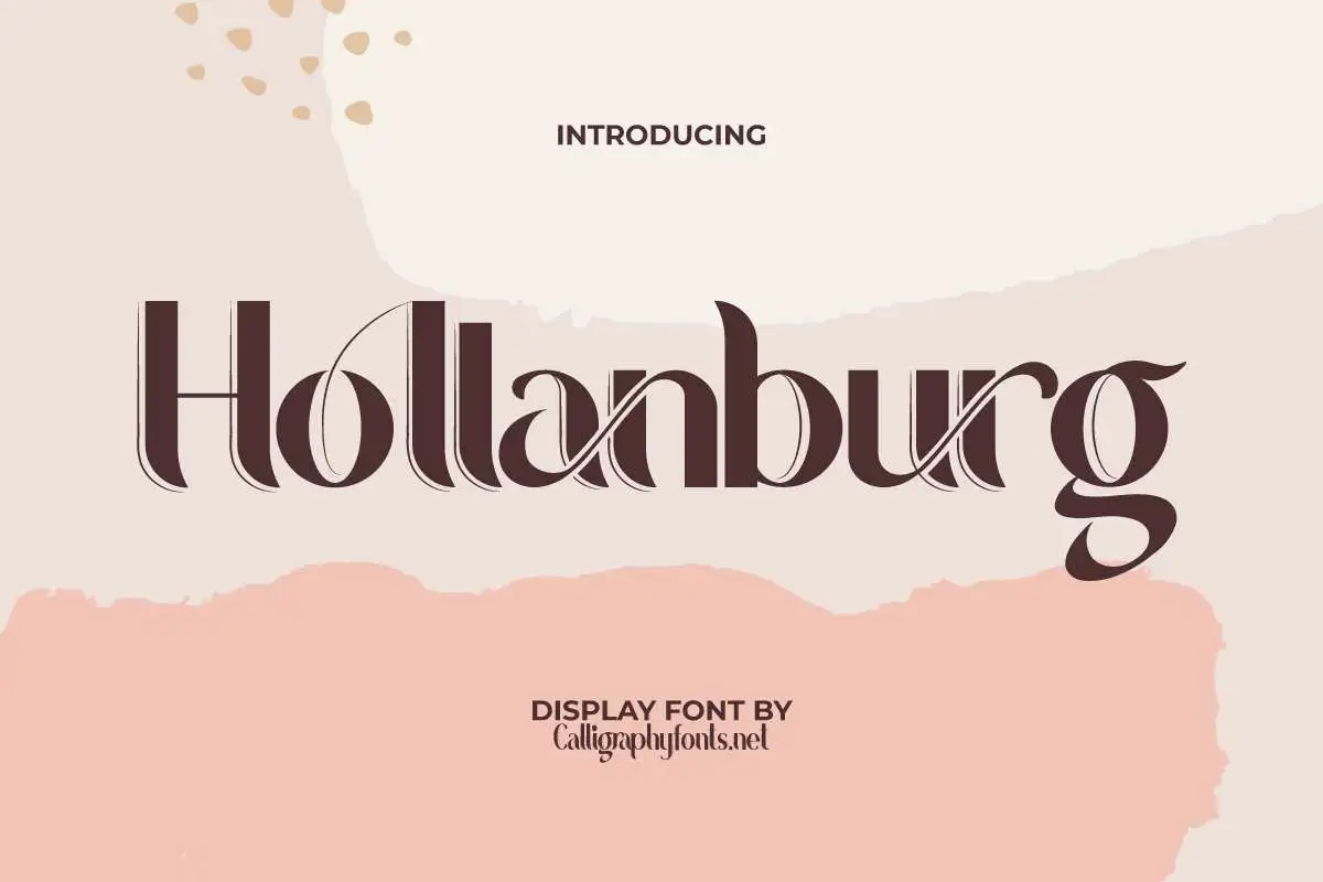 Hollanburg Font