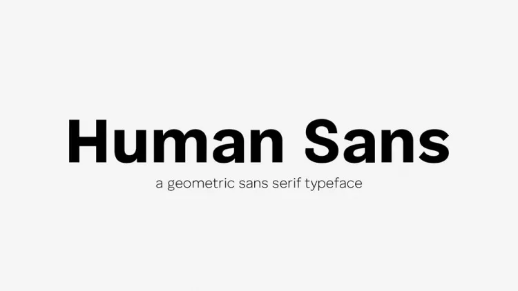 Human Sans Font Family