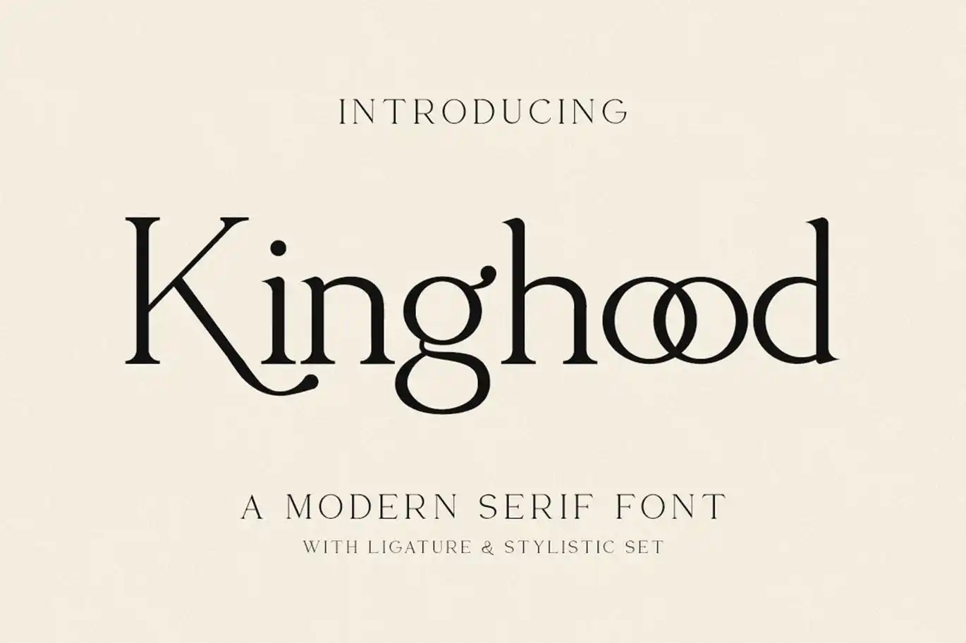 Kinghood Font