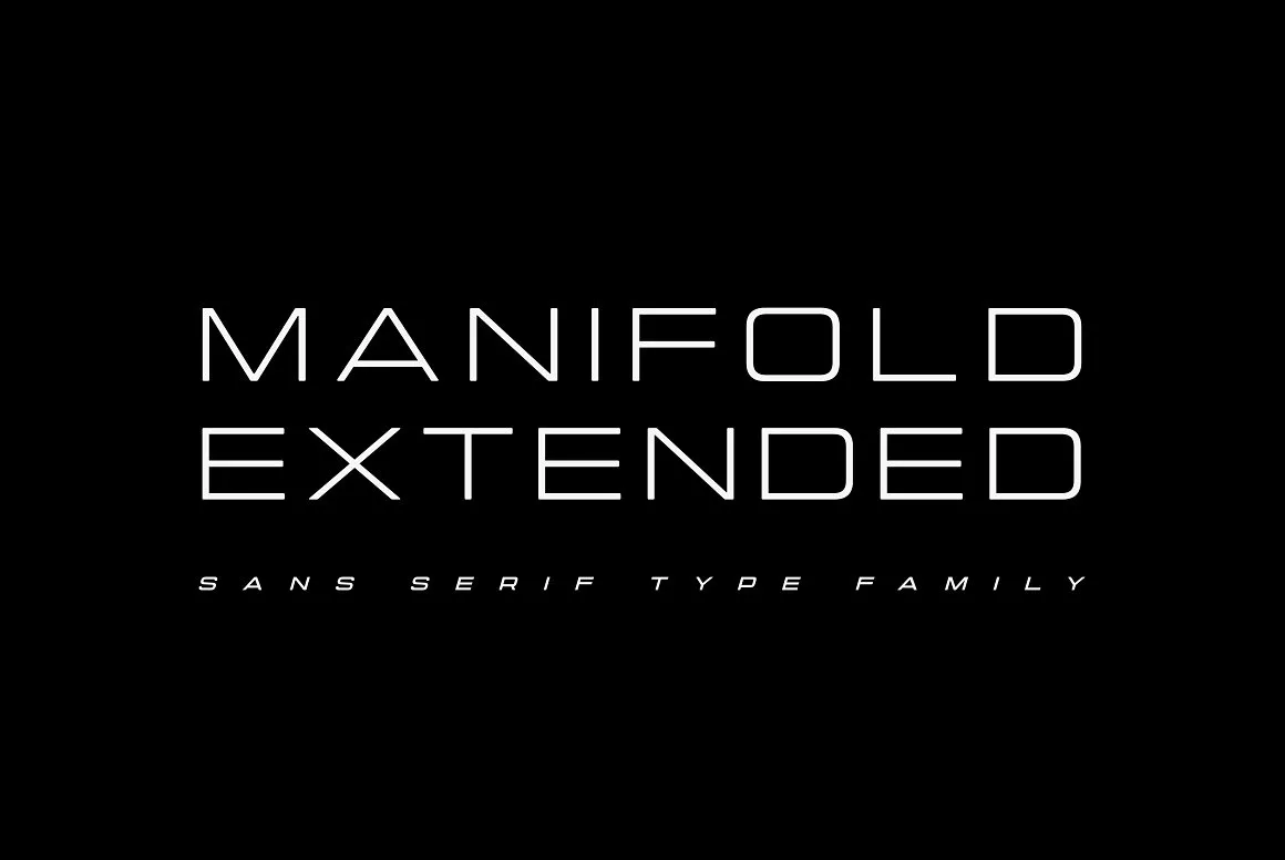 Manifold Extended Font