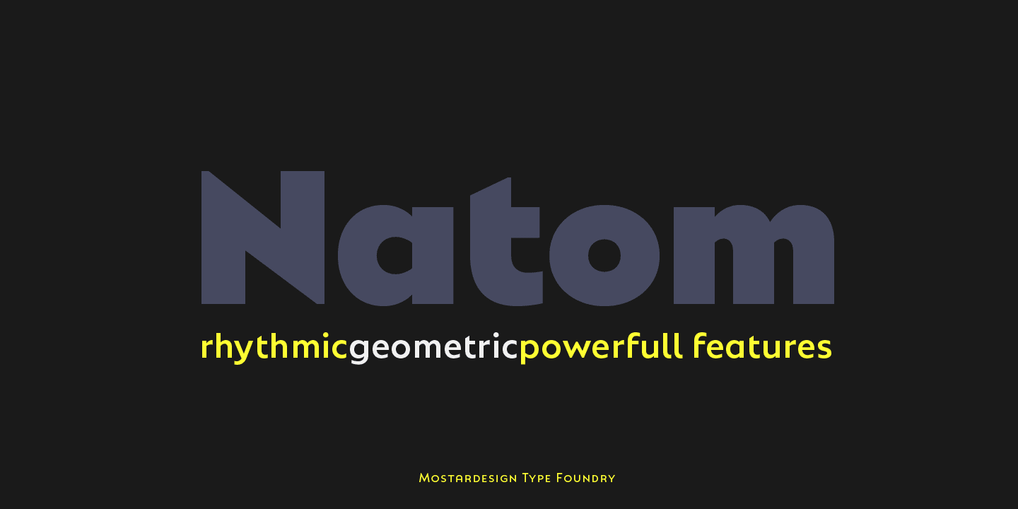 Natom Pro Font Family