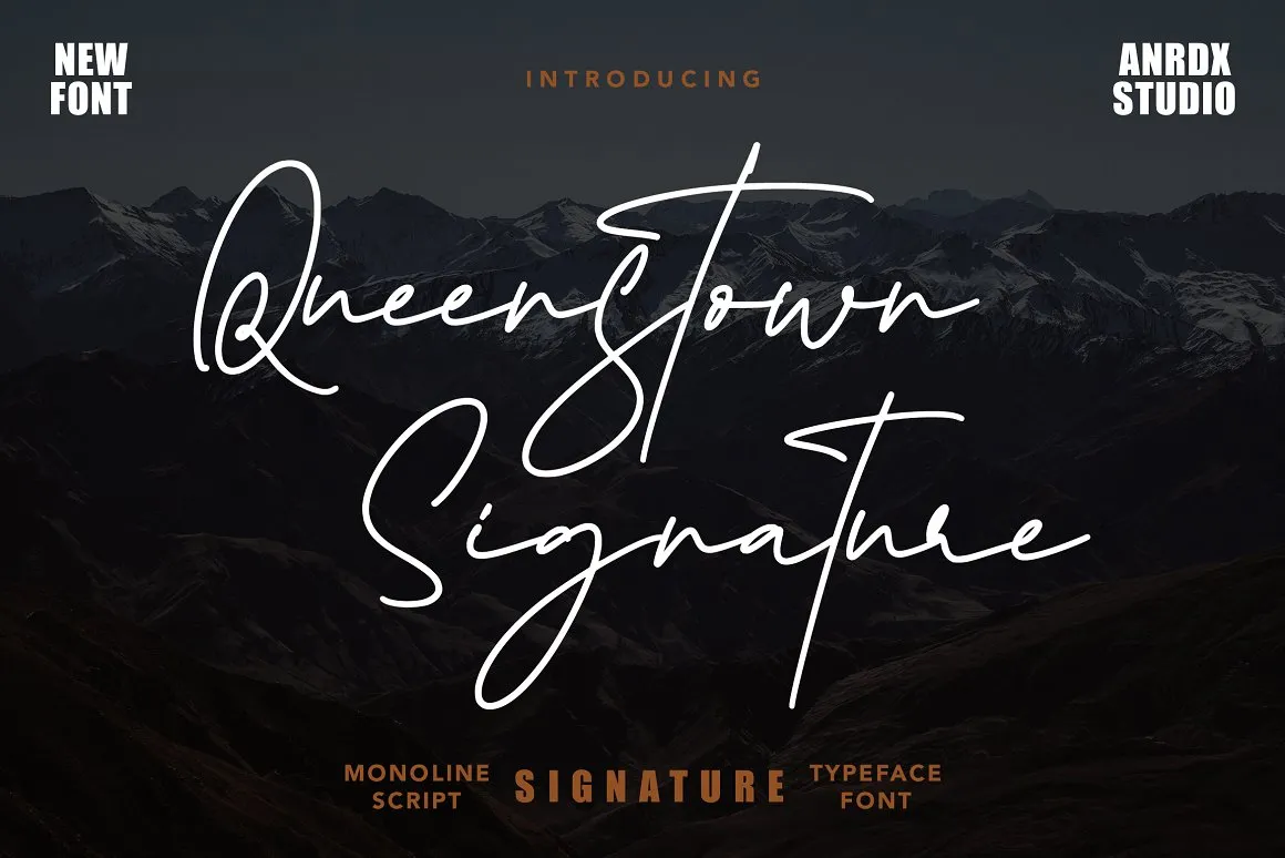 Queenstown Signature Font Free