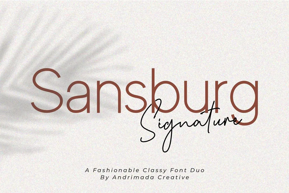 Sansburg Font