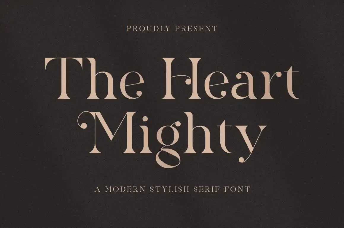 The Heart Mighty Font