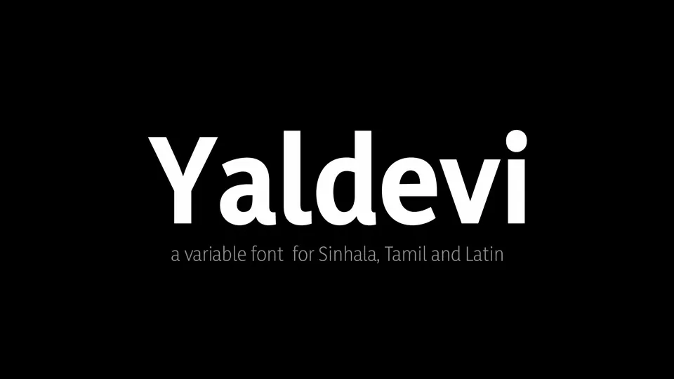 Yaldevi Font Family