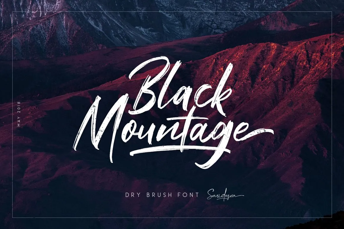 Black Mountage Font