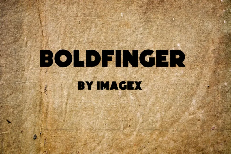 Boldfinger Font