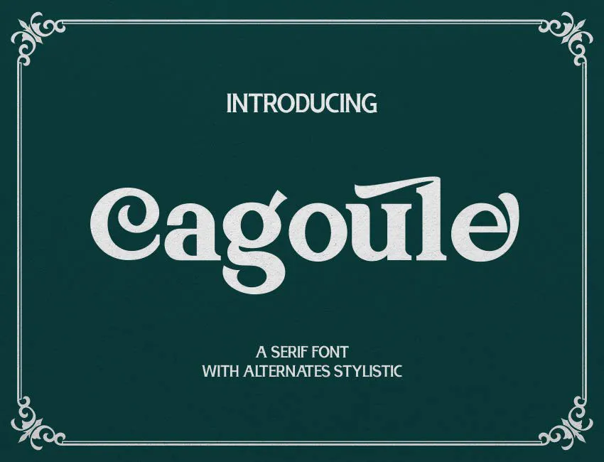 Cagoule Font