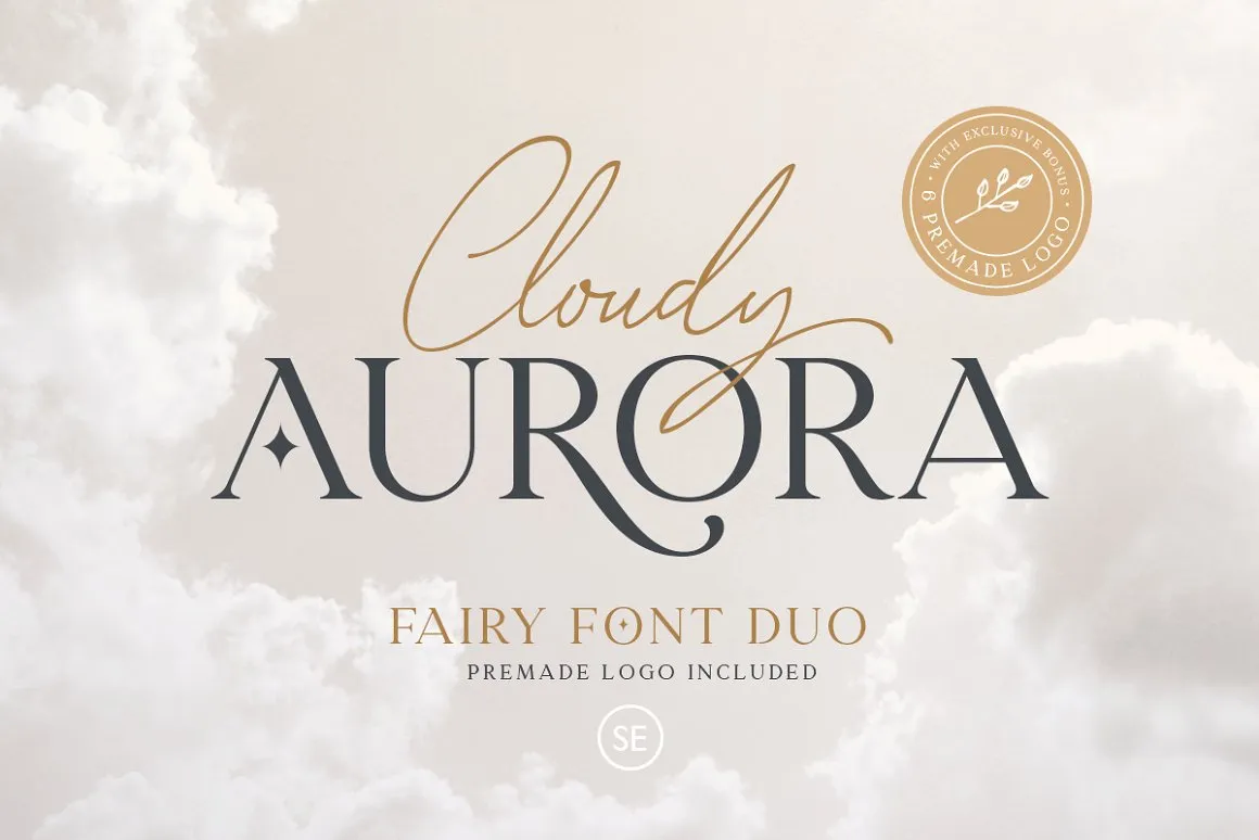 Cloudy Aurora Font