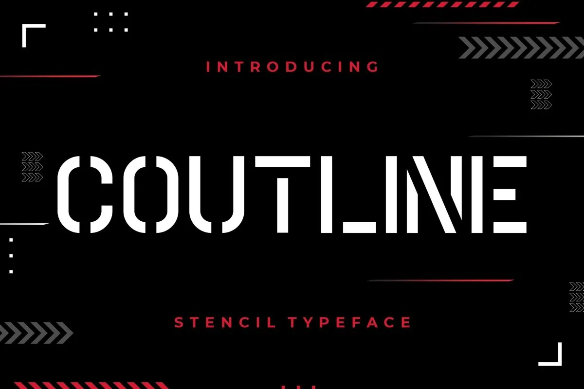 Coutline Typeface