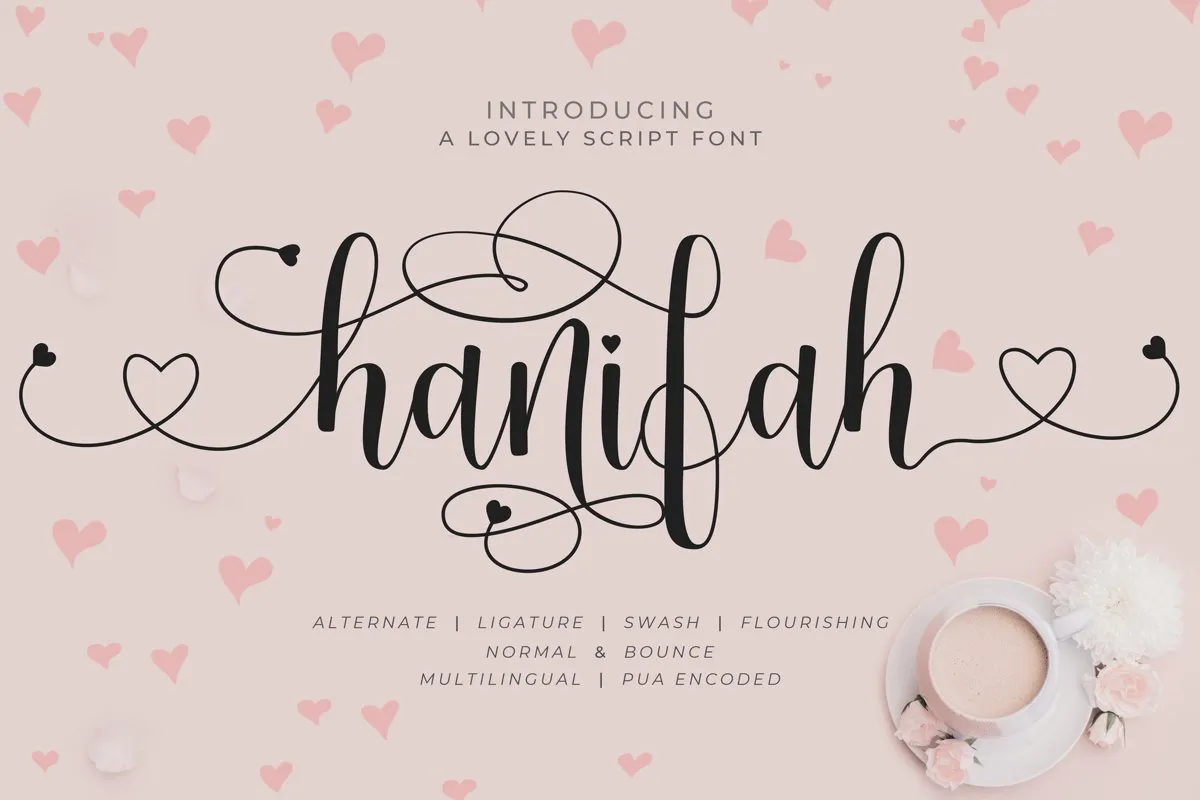 Hanifah Font