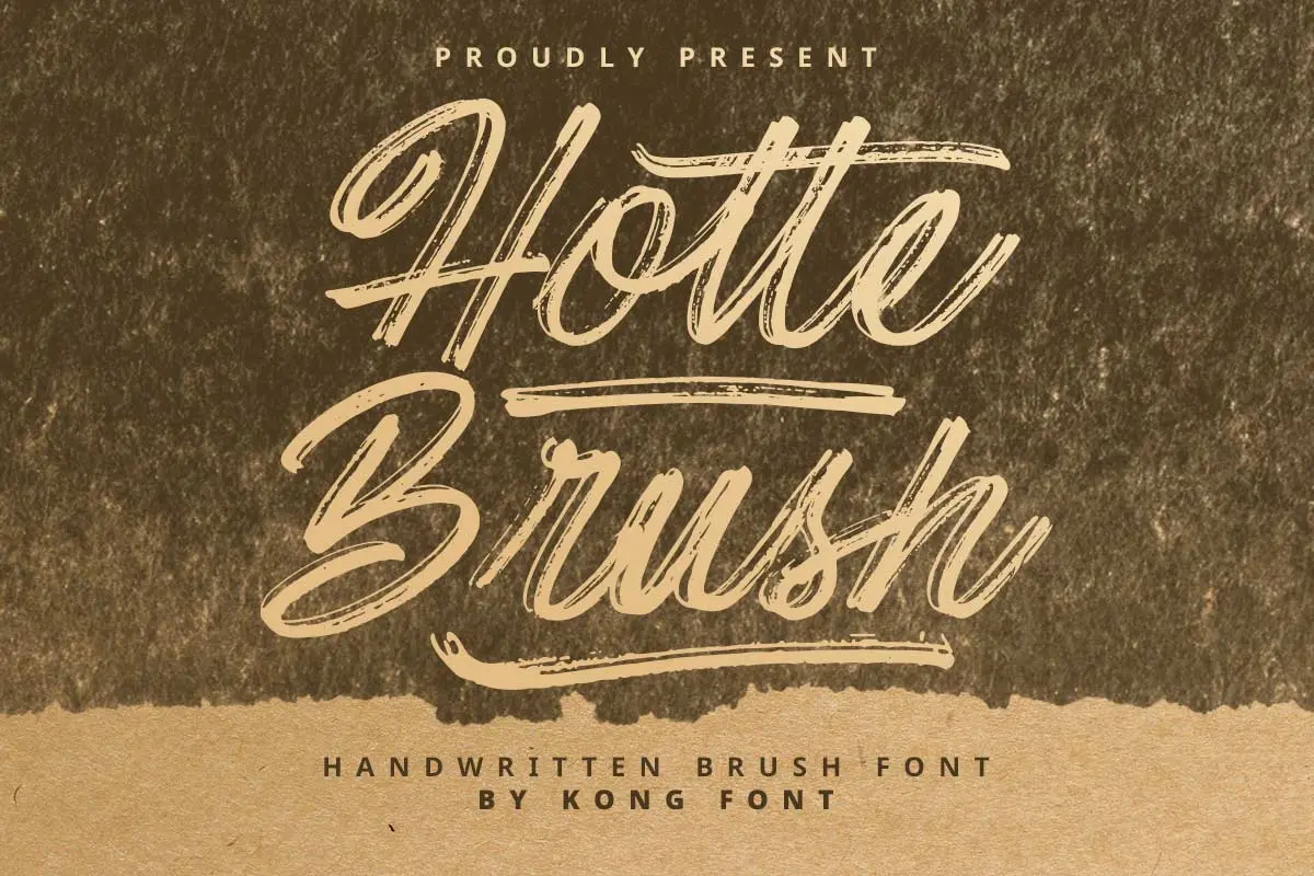 Hotte Brush Font