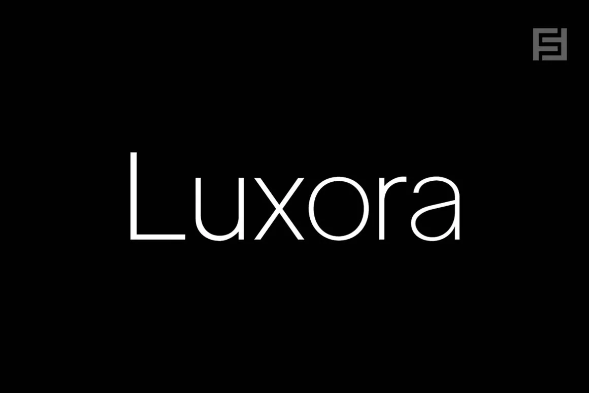 Luxora Grotesk Typeface