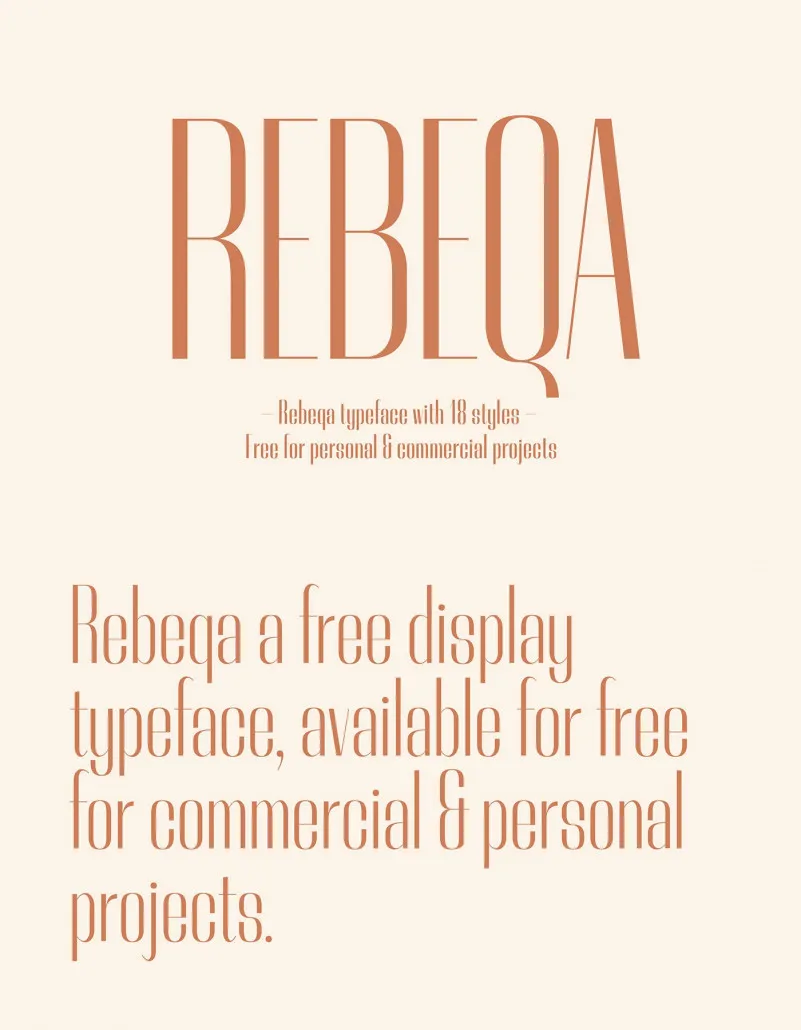 Rebeqa Font Family