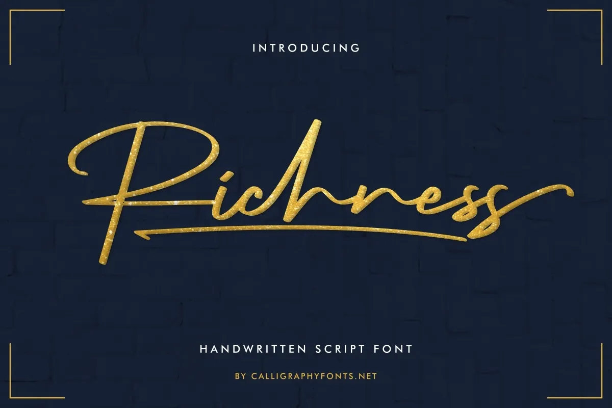 Richness Font