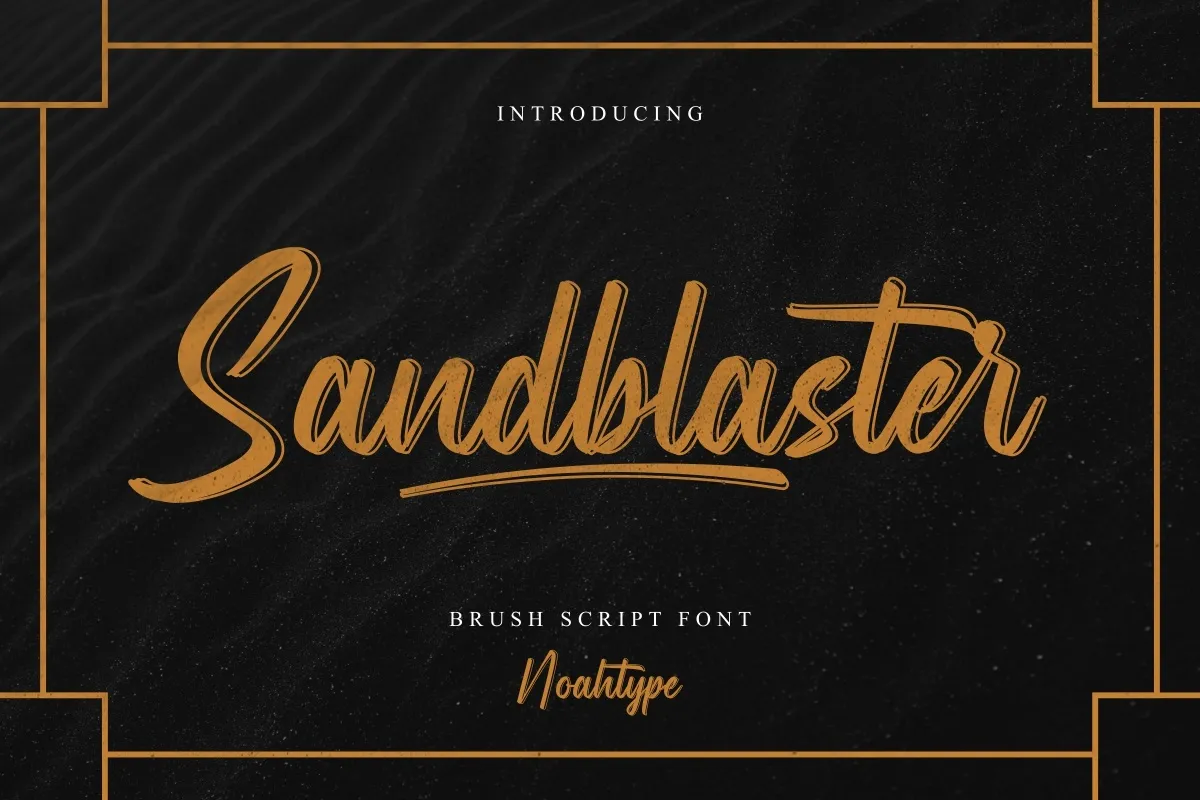 Sandblaster Font