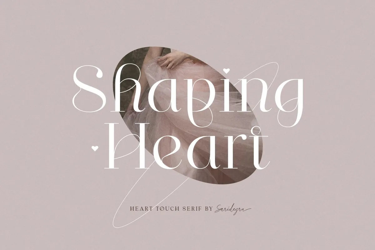 Shaping Heart Font