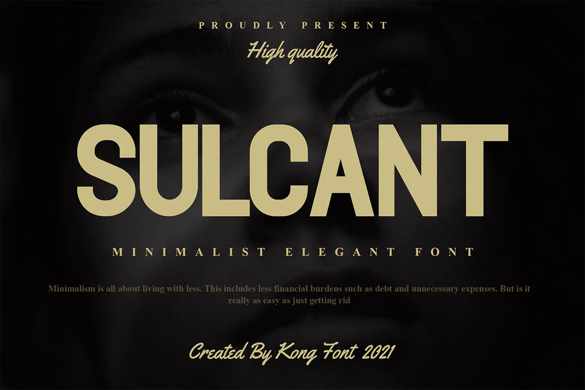 Sulcant Font
