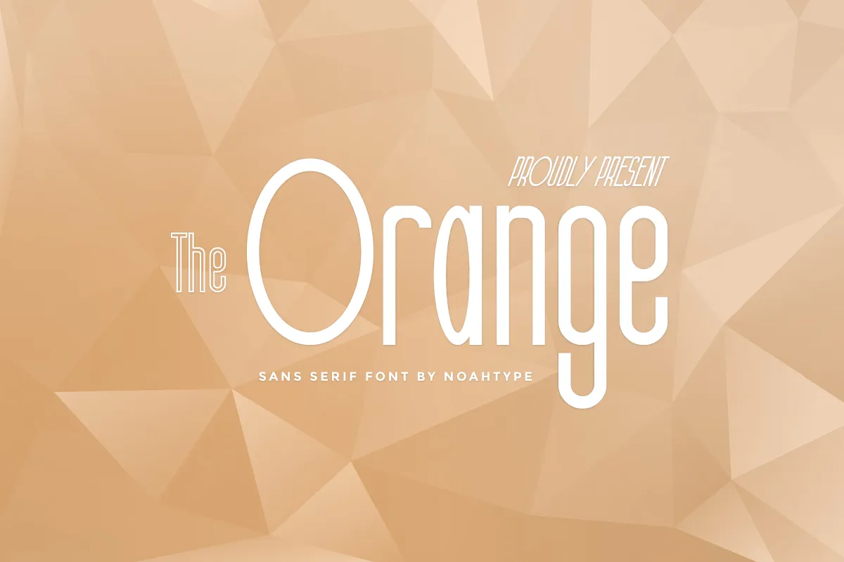 The Orange Font
