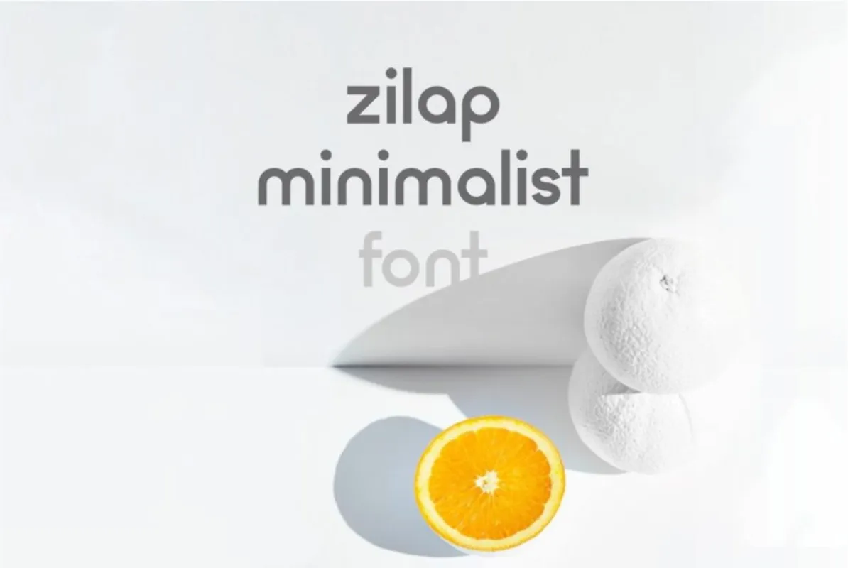 Zilap Minimalist Font