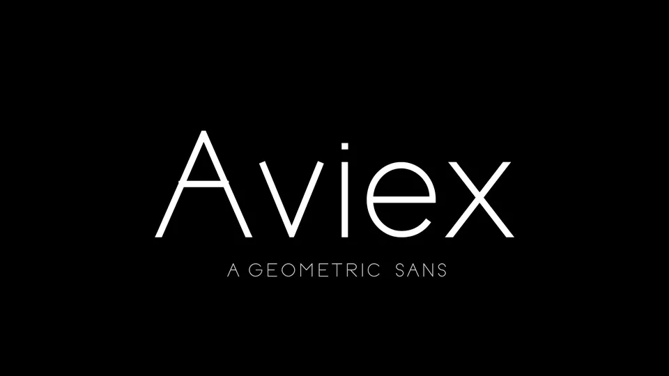Aviex Font