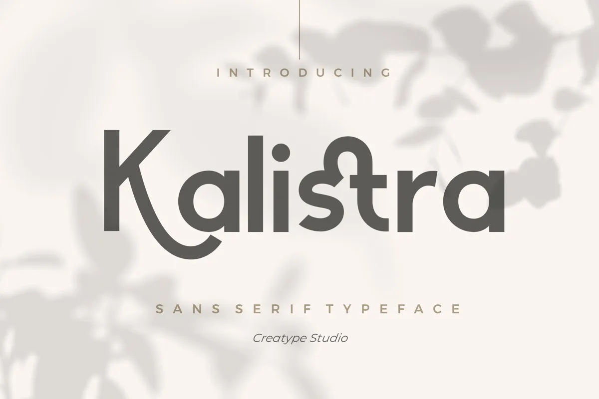 Kalistra Typeface
