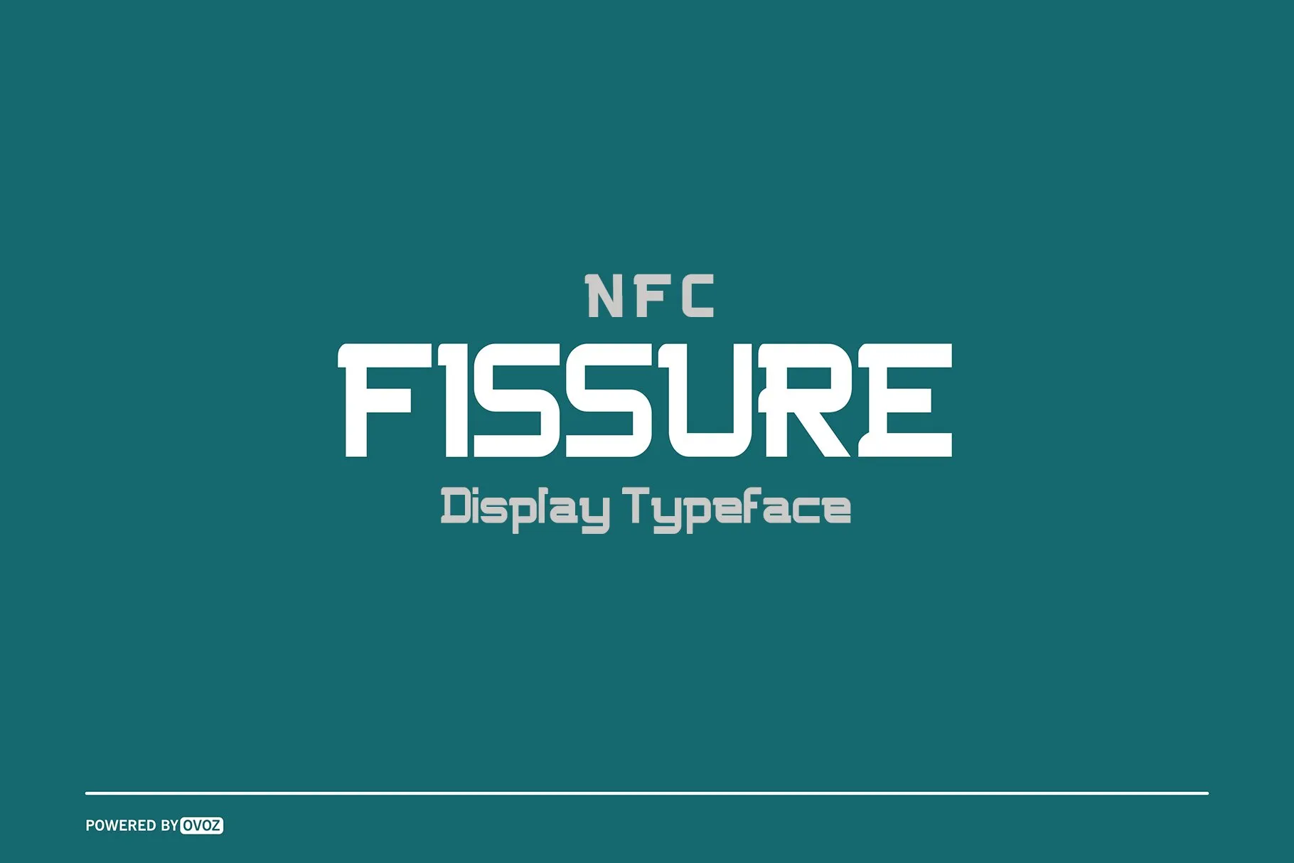NFC FISSURE Typeface