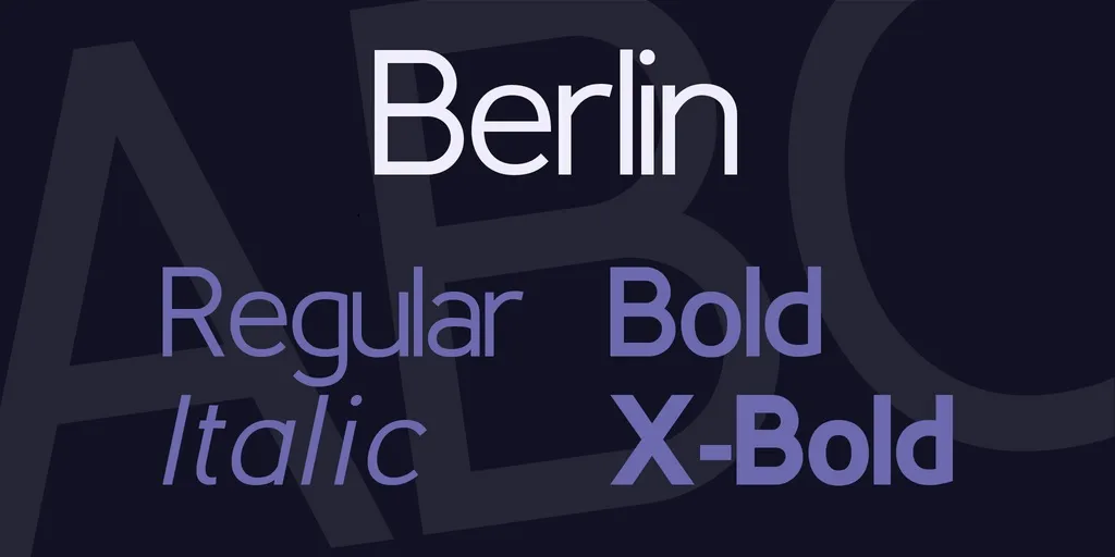 Berlin Font