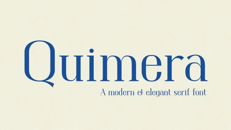 Quimera Font