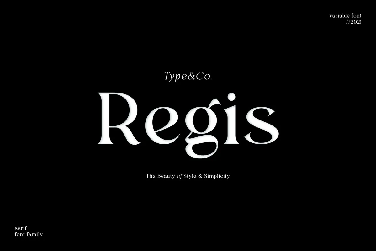 Regis Typeface
