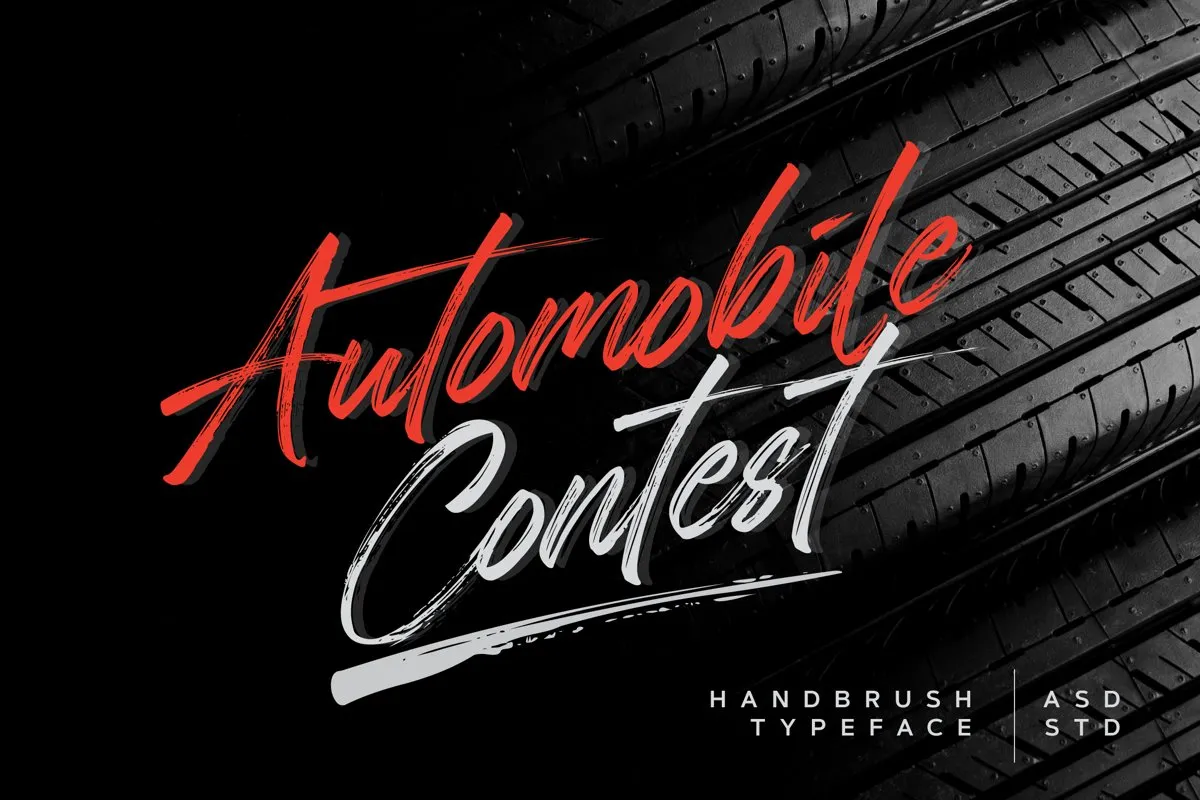 Automobile Contest Font