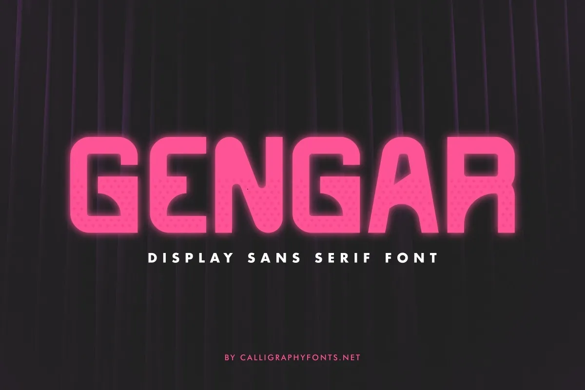Gengar Font